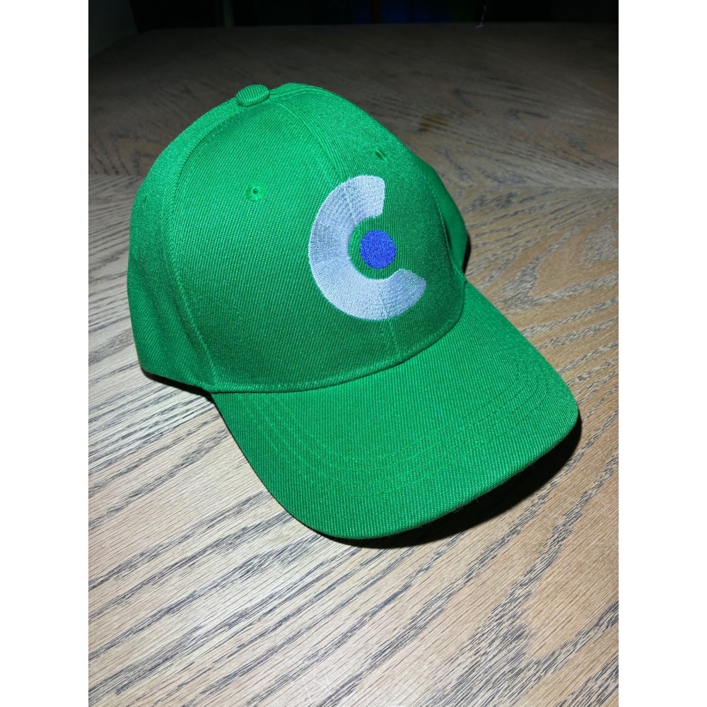 Republica Dominicana Green Embroidered C Logo Baseball Cap Adjustable Hat